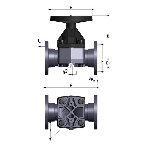 VMOC - Diaphragm valve DN 80:100